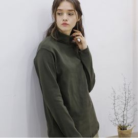[Natural Garden] MADE N_Cozy fleece turtleneck_A basic turtleneck with elasticity_ Made in Korea
